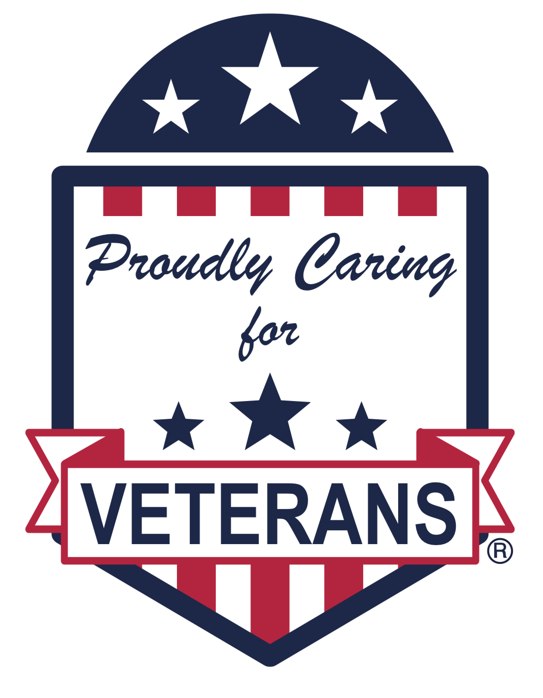 Veterans Administration Proudly Serving logo